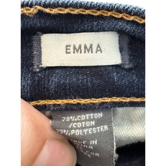 Abercrombie & Fitch Womens Emma Stretch Flare Jeans Size 2S Dark Wash Denim - Picture 5 of 5